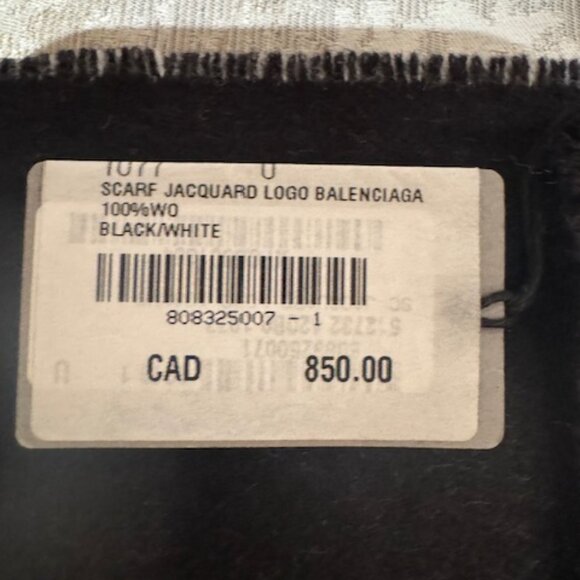 BALENCIAGA WOOL SCARF - Picture 12 of 15